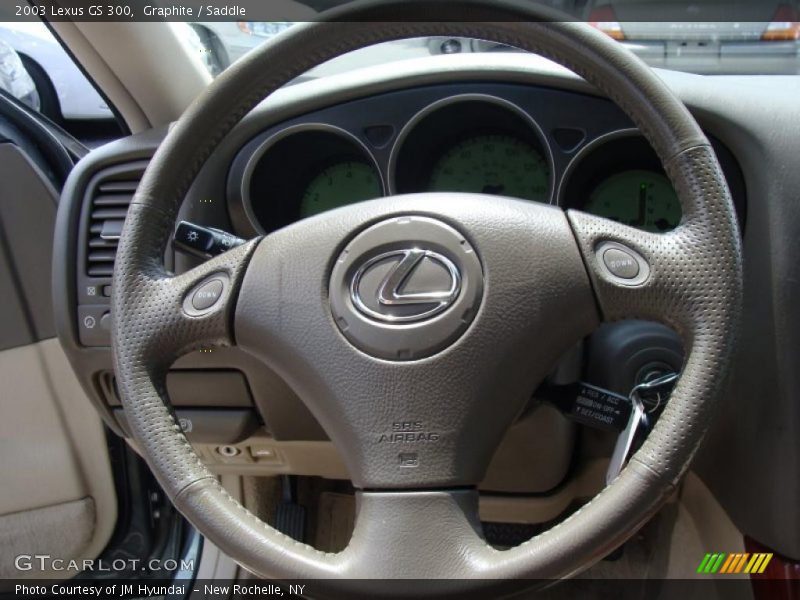 Graphite / Saddle 2003 Lexus GS 300