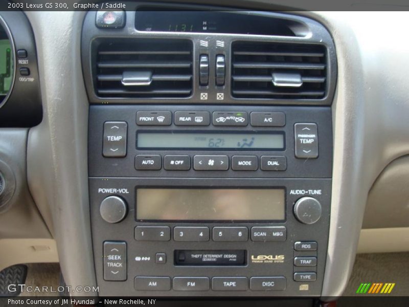 Graphite / Saddle 2003 Lexus GS 300