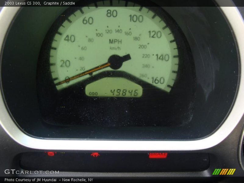 Graphite / Saddle 2003 Lexus GS 300