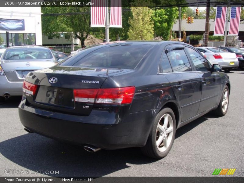 Ebony Black / Gray 2006 Hyundai Sonata GLS V6