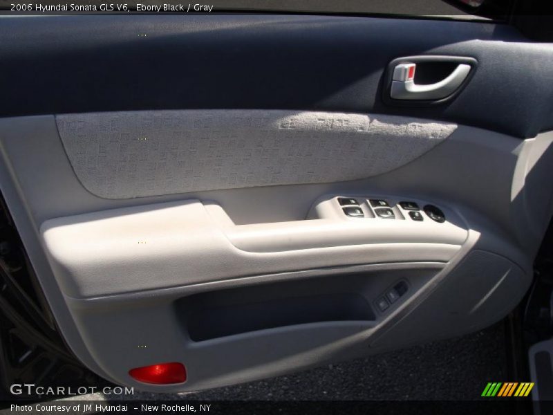 Ebony Black / Gray 2006 Hyundai Sonata GLS V6