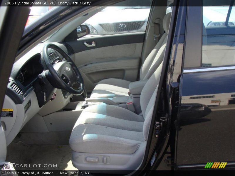 Ebony Black / Gray 2006 Hyundai Sonata GLS V6