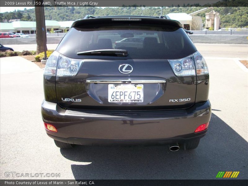 Truffle Mica / Light Gray 2009 Lexus RX 350 AWD