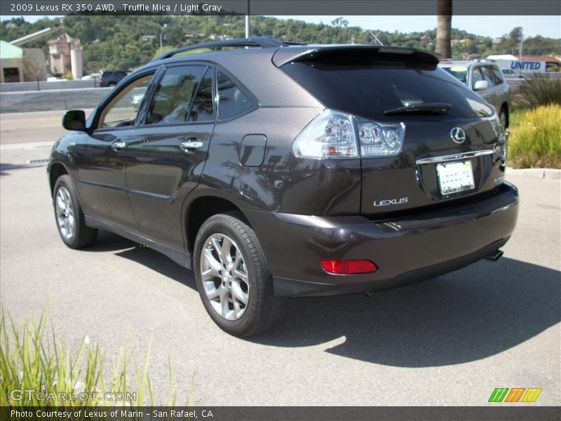 Truffle Mica / Light Gray 2009 Lexus RX 350 AWD
