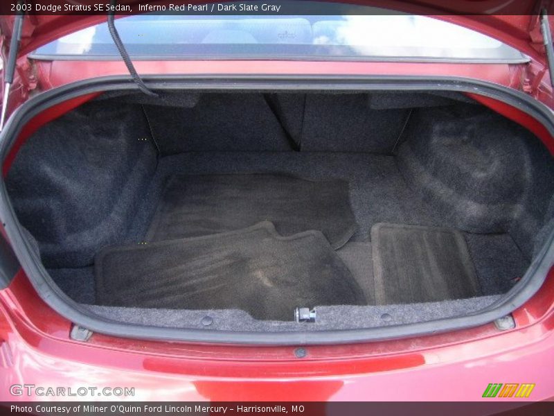 Inferno Red Pearl / Dark Slate Gray 2003 Dodge Stratus SE Sedan