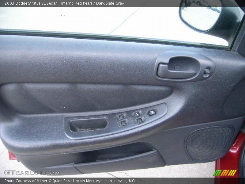 Inferno Red Pearl / Dark Slate Gray 2003 Dodge Stratus SE Sedan