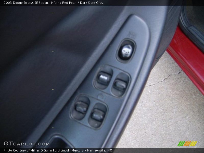 Inferno Red Pearl / Dark Slate Gray 2003 Dodge Stratus SE Sedan