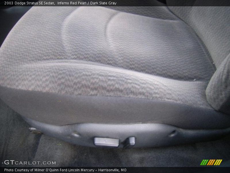 Inferno Red Pearl / Dark Slate Gray 2003 Dodge Stratus SE Sedan