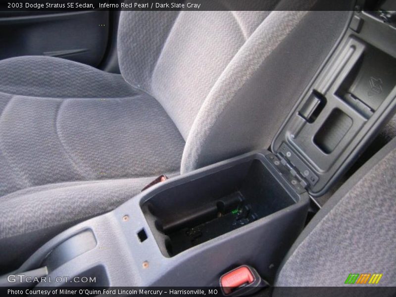Inferno Red Pearl / Dark Slate Gray 2003 Dodge Stratus SE Sedan