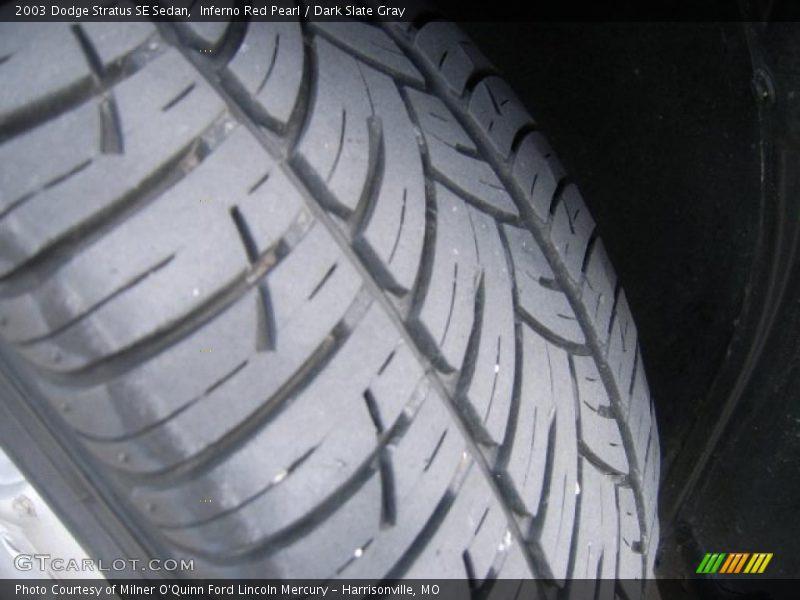 Inferno Red Pearl / Dark Slate Gray 2003 Dodge Stratus SE Sedan