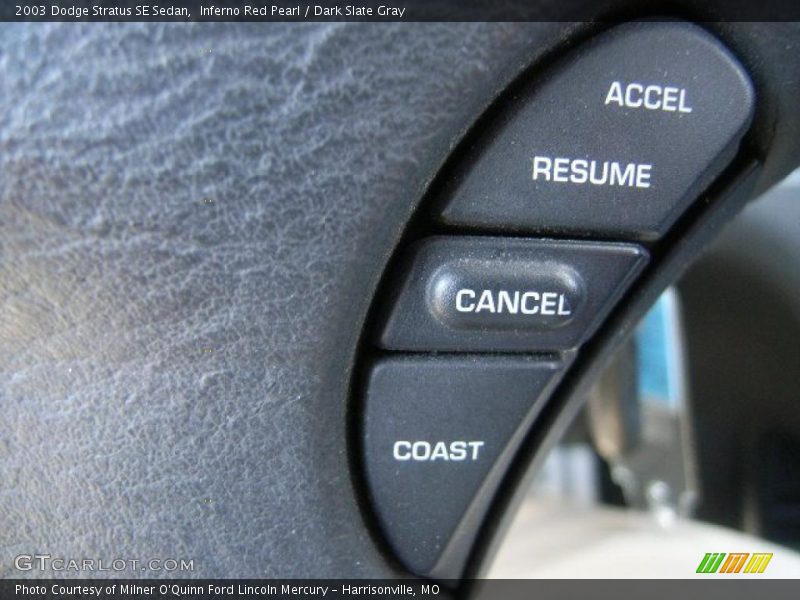 Inferno Red Pearl / Dark Slate Gray 2003 Dodge Stratus SE Sedan