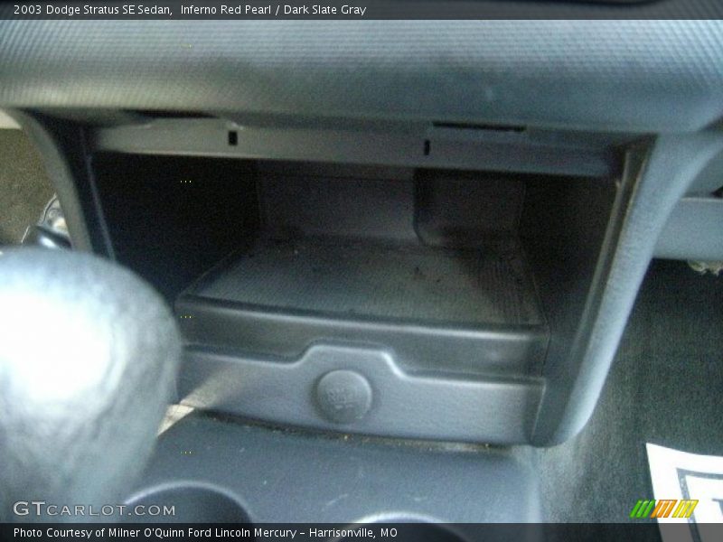 Inferno Red Pearl / Dark Slate Gray 2003 Dodge Stratus SE Sedan