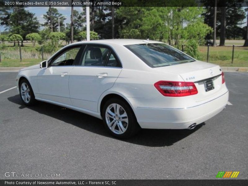 Arctic White / Almond Beige 2010 Mercedes-Benz E 350 Sedan