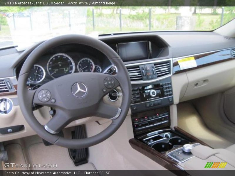 Arctic White / Almond Beige 2010 Mercedes-Benz E 350 Sedan