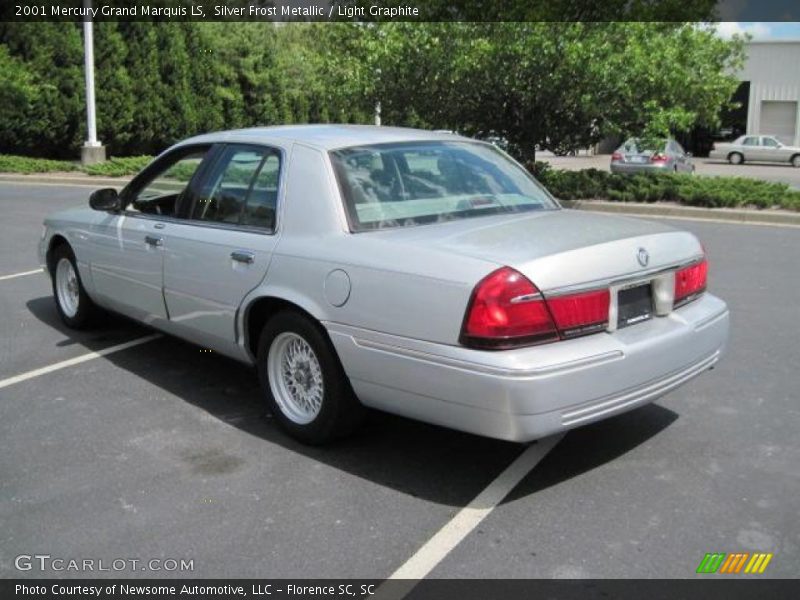 Silver Frost Metallic / Light Graphite 2001 Mercury Grand Marquis LS