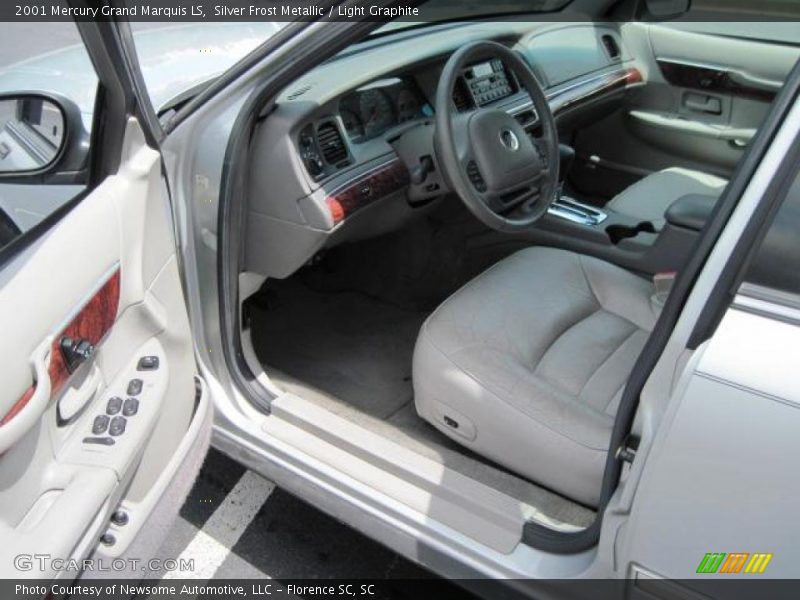 Silver Frost Metallic / Light Graphite 2001 Mercury Grand Marquis LS