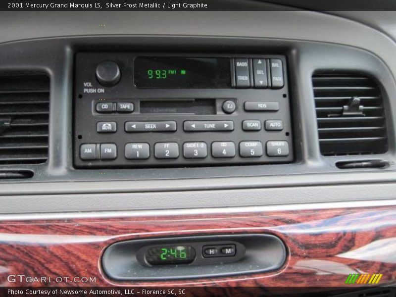 Silver Frost Metallic / Light Graphite 2001 Mercury Grand Marquis LS