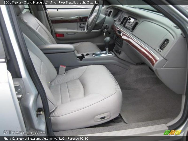Silver Frost Metallic / Light Graphite 2001 Mercury Grand Marquis LS