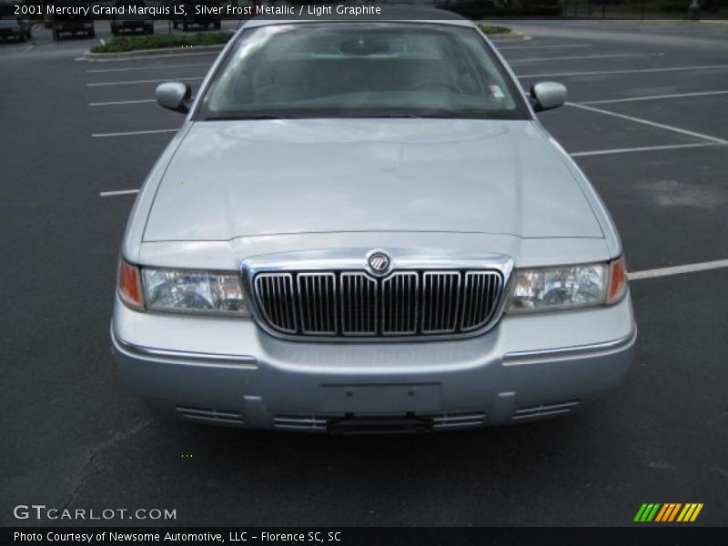 Silver Frost Metallic / Light Graphite 2001 Mercury Grand Marquis LS