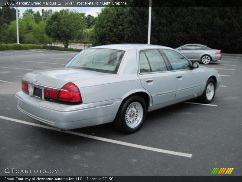 Silver Frost Metallic / Light Graphite 2001 Mercury Grand Marquis LS