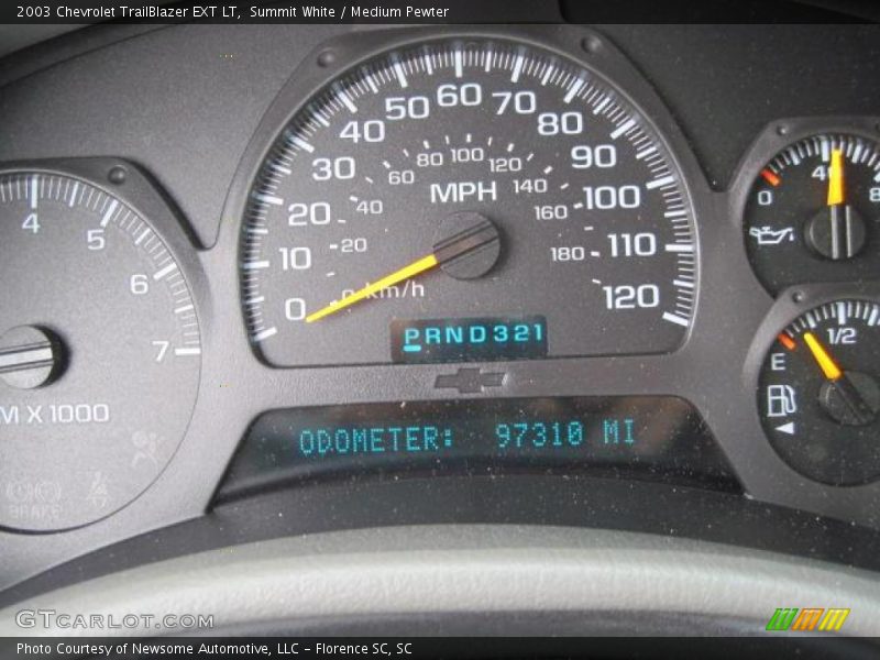 Summit White / Medium Pewter 2003 Chevrolet TrailBlazer EXT LT