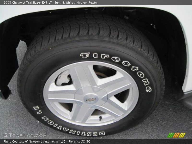 Summit White / Medium Pewter 2003 Chevrolet TrailBlazer EXT LT