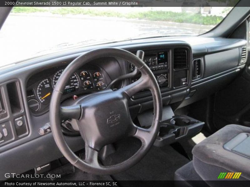 Summit White / Graphite 2000 Chevrolet Silverado 1500 LS Regular Cab