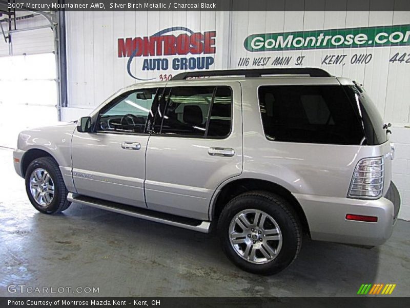 Silver Birch Metallic / Charcoal Black 2007 Mercury Mountaineer AWD