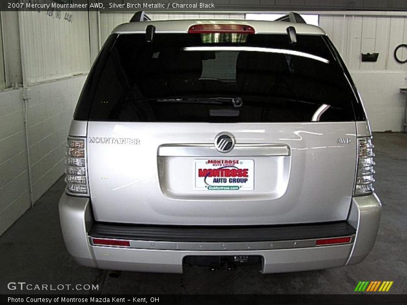 Silver Birch Metallic / Charcoal Black 2007 Mercury Mountaineer AWD