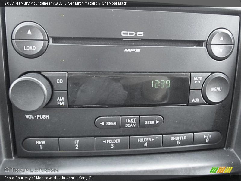 Silver Birch Metallic / Charcoal Black 2007 Mercury Mountaineer AWD