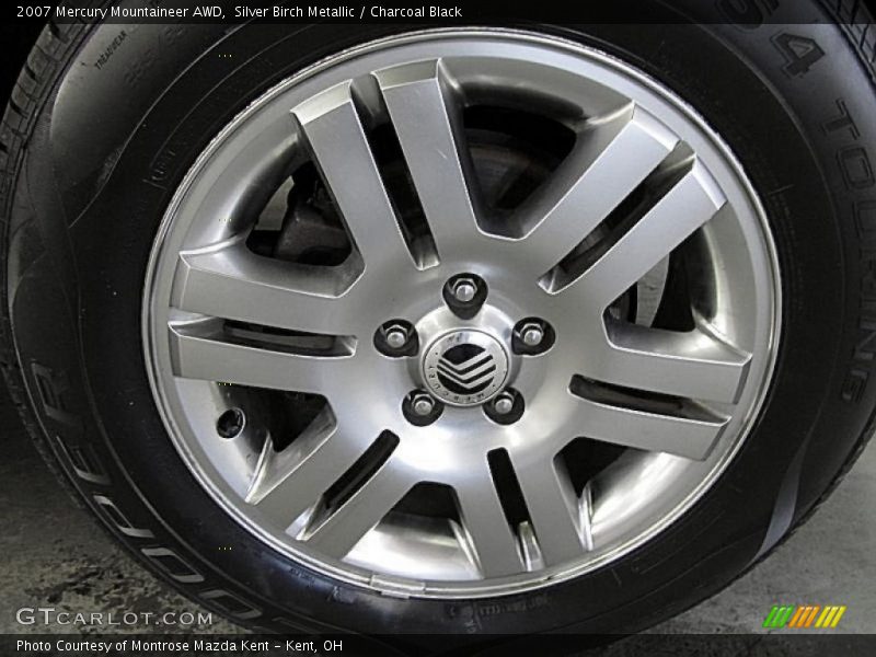 Silver Birch Metallic / Charcoal Black 2007 Mercury Mountaineer AWD