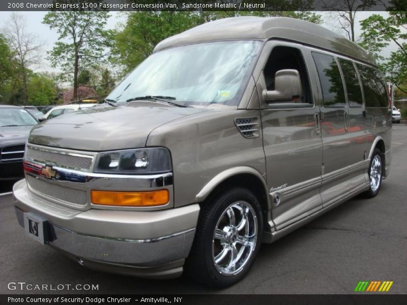 Sandstone Metallic / Neutral 2008 Chevrolet Express 1500 Passenger Conversion Van