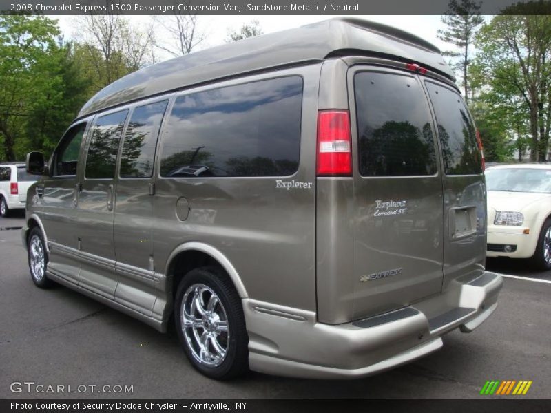 Sandstone Metallic / Neutral 2008 Chevrolet Express 1500 Passenger Conversion Van
