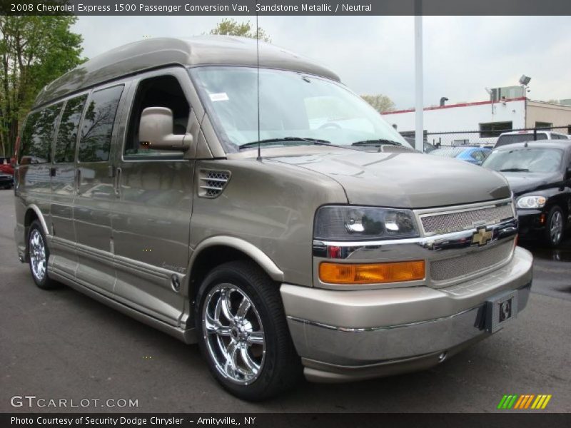Sandstone Metallic / Neutral 2008 Chevrolet Express 1500 Passenger Conversion Van