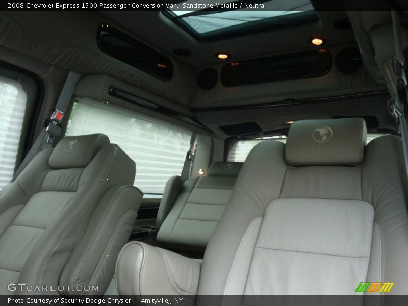 Sandstone Metallic / Neutral 2008 Chevrolet Express 1500 Passenger Conversion Van