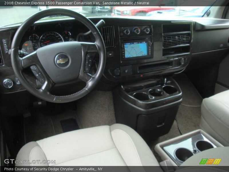 Sandstone Metallic / Neutral 2008 Chevrolet Express 1500 Passenger Conversion Van