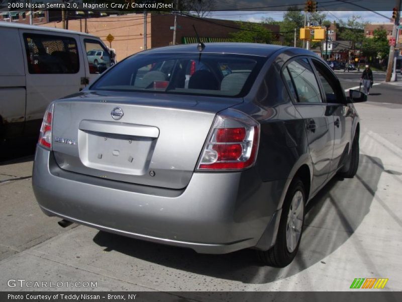 Magnetic Gray / Charcoal/Steel 2008 Nissan Sentra 2.0