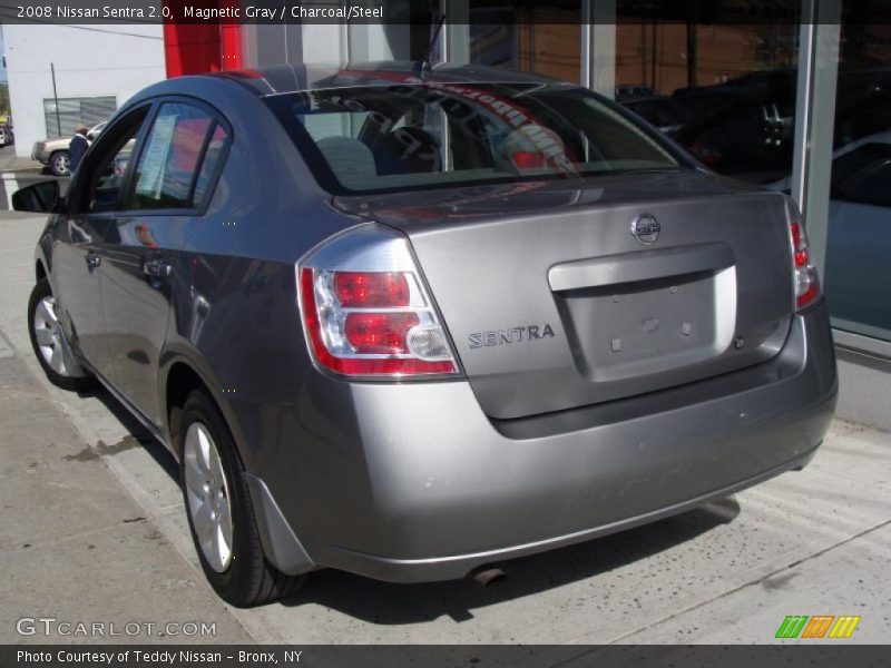 Magnetic Gray / Charcoal/Steel 2008 Nissan Sentra 2.0
