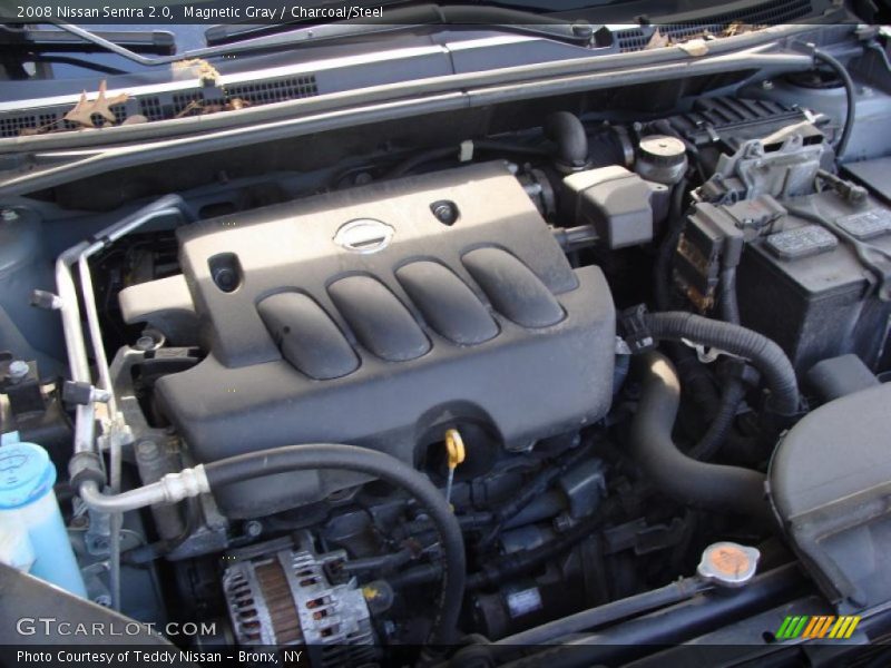 Magnetic Gray / Charcoal/Steel 2008 Nissan Sentra 2.0