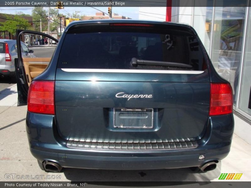 Dark Teal Metallic / Havanna/Sand Beige 2005 Porsche Cayenne