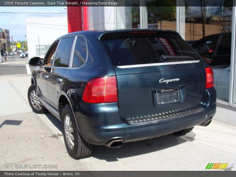 Dark Teal Metallic / Havanna/Sand Beige 2005 Porsche Cayenne