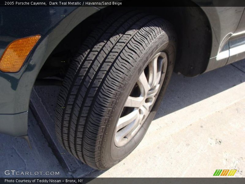 Dark Teal Metallic / Havanna/Sand Beige 2005 Porsche Cayenne
