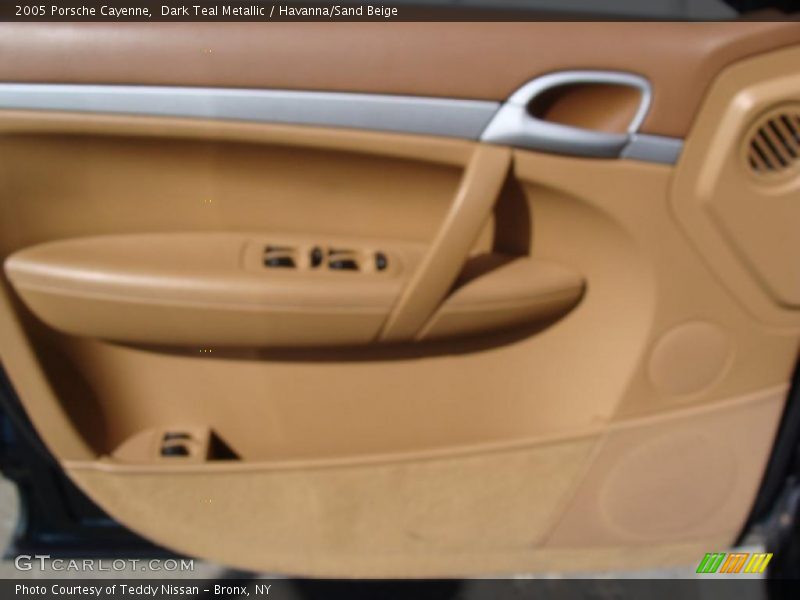 Dark Teal Metallic / Havanna/Sand Beige 2005 Porsche Cayenne