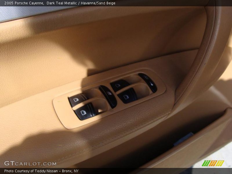Dark Teal Metallic / Havanna/Sand Beige 2005 Porsche Cayenne