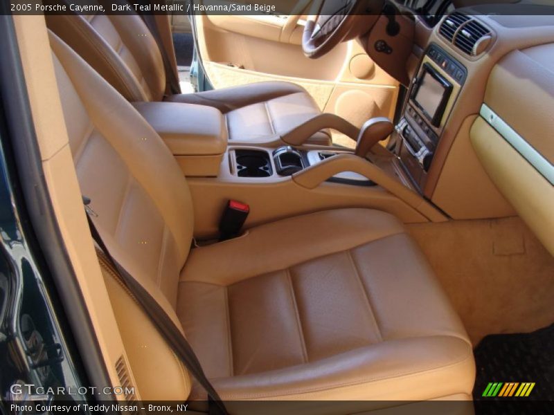 Dark Teal Metallic / Havanna/Sand Beige 2005 Porsche Cayenne