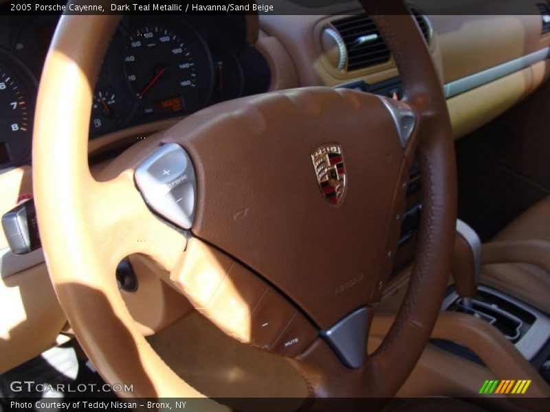 Dark Teal Metallic / Havanna/Sand Beige 2005 Porsche Cayenne