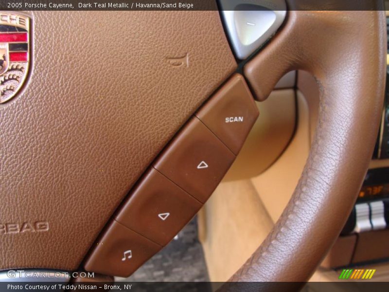 Dark Teal Metallic / Havanna/Sand Beige 2005 Porsche Cayenne