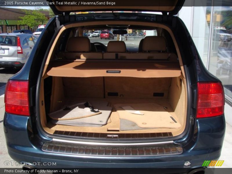 Dark Teal Metallic / Havanna/Sand Beige 2005 Porsche Cayenne
