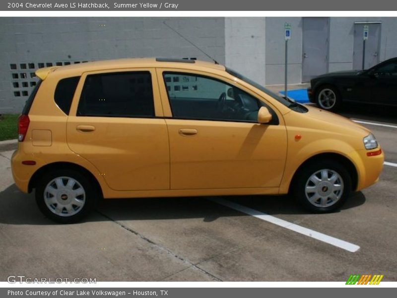 Summer Yellow / Gray 2004 Chevrolet Aveo LS Hatchback