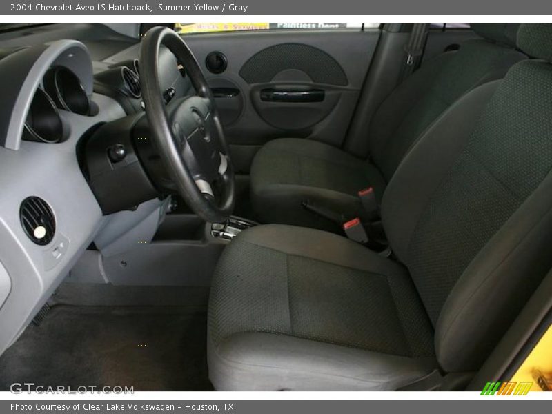 Summer Yellow / Gray 2004 Chevrolet Aveo LS Hatchback